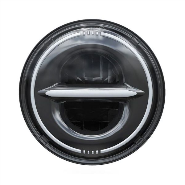 7 Round DOT Emark Jeep JKU Led Headlights With DRL Turn Signals - Image 2